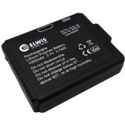 Elwis Pro 1000 mAh 3,7 V Genopladeligt Batteri til H4-R