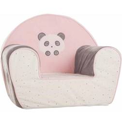 BigBuy Home Armchairs Panda Bear Pink