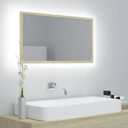 vidaXL Miroir LED De Salle De Bain 80 x 8.5 x 37 cm