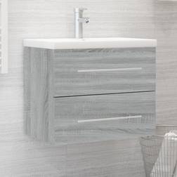 vidaXL Meuble Lavabo Avec Bassin Intégré