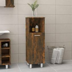 vidaXL Bathroom Cabinet Smoked Oak 30 x 30 x 95 cm