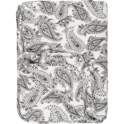 Ib Laursen Paisley Filt Vit, Svart (180x130cm)