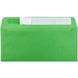 Jam Paper #10 Envelopes 4.1x9.5 Green 50 Pack Peel & Seal