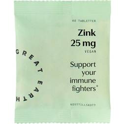 Great Earth Zink 25 mg 60 st