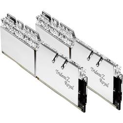 G.Skill 16GB DDR4 Trident Z Royal Silver 4000Mhz PC4-32000 CL18 1.35V Dual Channel Kit 2x8GB