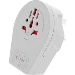 Skross Verden til UK rejseadapter med USB-C PD