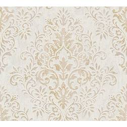 A.S. Creation Metallic-Tapete Livingwalls Jette 4 in Beige Braun Metallic