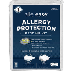 Allerease The Protector Pillow Protector Kit Mattress Cover White