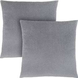 Monarch Specialties I 9307 Diamond Complete Decoration Pillows Silver