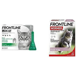 Frontline Plus Flea & Wormer for Cats