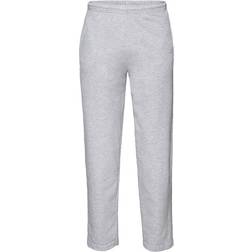 Fruit of the Loom Lightweight Open Hem Jog Pants - Heather Grey