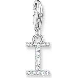 Thomas Sabo Charm-hängsmycke bokstaven med vita stenar silver