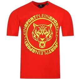 Philipp Plein Sport Scribble Layer Logo T-shirt - Red