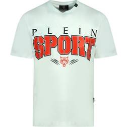 Philipp Plein Sport Mens Bold Logo T-shirt - White