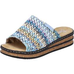 Rieker Pantoletten 62968-90 Blau
