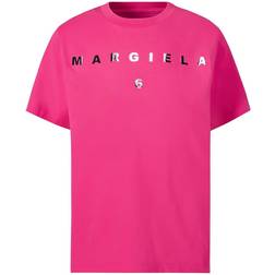 MM6 Maison Margiela Kids Metallic T-Shirt - Pink