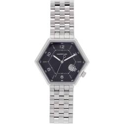 Morphic M96 Series Bracelet w/Date Silver One Size