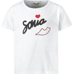 Sonia Rykiel T-shirt Met Logoprint - Wit