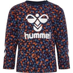 Hummel Langærmet T-shirt HmlCONFETTI Blå Drenge