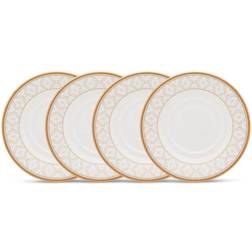 Noritake Noble Pearl Set 4 Saucer Plate