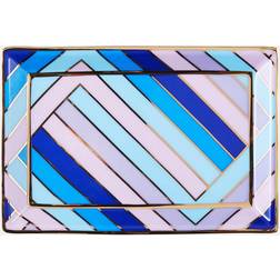 Jonathan Adler Scala Rectangle Ceramic/Porcelain Serving Tray