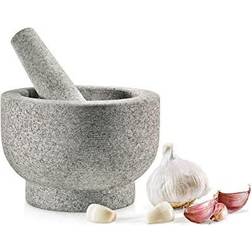 NutriChef 6 Original and Set Pestle & Mortar