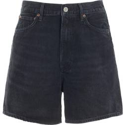 Agolde Stella Jeansshorts Aus Bio-denim - Schwarz