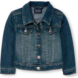 The Children's Place Girl's Toddler Denim Jacket - China Blue