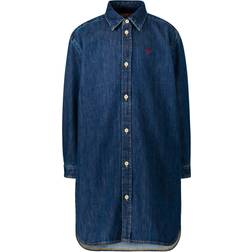 Diesel Buttoned Denim Dress - Blue