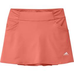 Adidas Girl's Ruffled Golf Skort - Coral Fusion