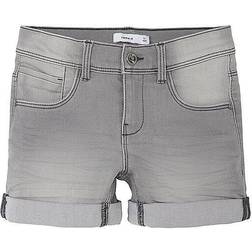 Name It Medium Denim Shorts - Grey