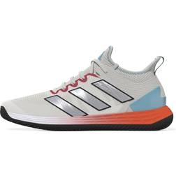 adidas adizero Ubersonic Clay Men's Tennis Shoes Chalk White/Metallic/Blue