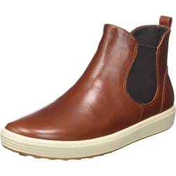 ecco Womens Soft 7 Chelsea Boots - Cognac
