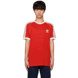 Adidas Originals Red Adicolor Classics 3-Stripes T-Shirt