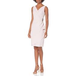 Alex Evenings Short Side Ruched Compression Dress - Blush