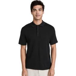 Rag & Bone Ribbad Poloskjorta Black