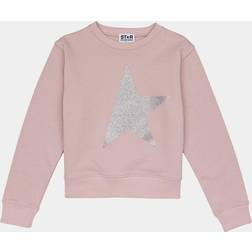 Sweat-shirt Rose Avec Grande Étoile À Paillettes