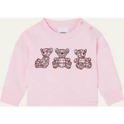 Burberry Kids Pink Sweatshirt for girls