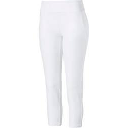 Puma Junior Girls Golf Pants, White, Bottoms