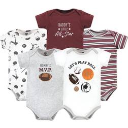 Hudson Baby Cotton Bodysuits 5-pack - Ball (10117744)