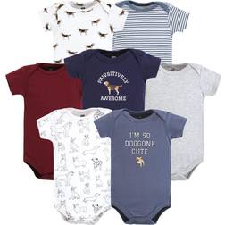 Hudson Baby Unisex Baby Cotton Bodysuits, Boy Dogs, Preemie