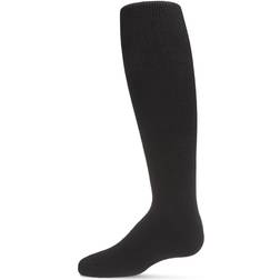 MeMoi Girl's Thin Ribbed Tights - Black (32230814449706)