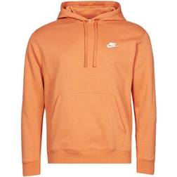 Nike Sportswear Club Fleece Pullover Hoodie - Hot Curry/White