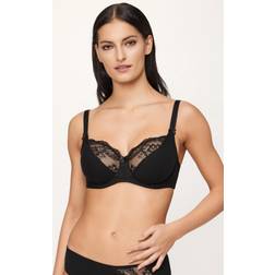 Teyli Women's Bra with Adjustable Straps - Black