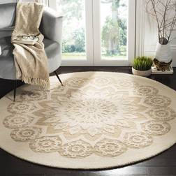 Safavieh Blossom Collection Beige, White