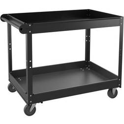 Lorell Utility Cart Metal Trolley Table