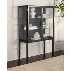 Jamie Young Company Chauncey Wide Curio Bar Storage Cabinet