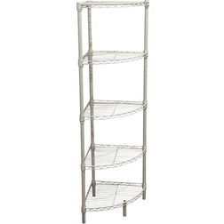 Juggernaut Wire 5-Tier Corner Unit Book Shelf