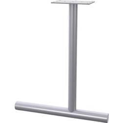 Lorell Training Table C-Leg Metallic Silver Escritorio de escritura