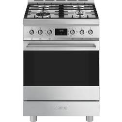 Smeg CLASSIC C6GMX2 GASKOMFUR Rustfrit stål